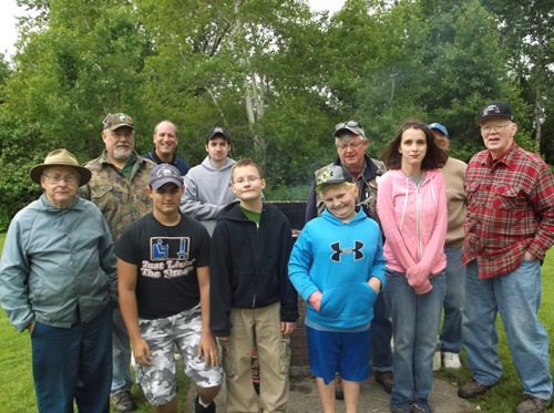 Group pic TU members and Littles 2014