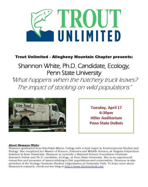 Trout Unlimited Shannon White Event